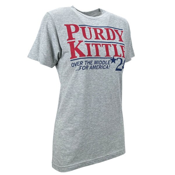 Raygun Gray Purdy Kittle 24 Short Sleeve T-Shirt